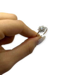 Imagen de ART 46 Anillo Piedras - Variedad de colores Plata 925