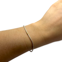 PU-ZORRO Pulsera Finita Plata y Oro (21 cm) - comprar online