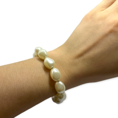 8438 Pulsera Perlas Acero Quirúrgico (12 mm) - comprar online