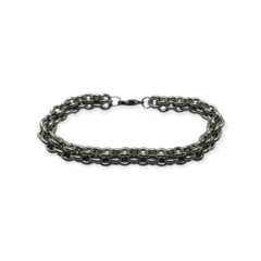 8458 Pulsera Argollas Acero Quirúrgico