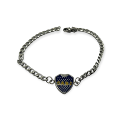 8479 - SL,BO,RA,IN Pulsera Escudos de Futbol Acero Quirúrgico - tienda online
