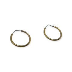 SE 3 Argollas Rose Duble (15 mm) - Stal Joyas