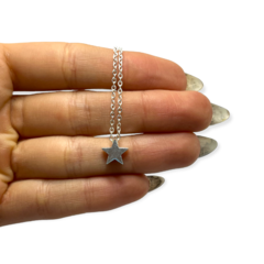 4239-3 Conjunto Cadena y Dije Estrella Acero Blanco en internet