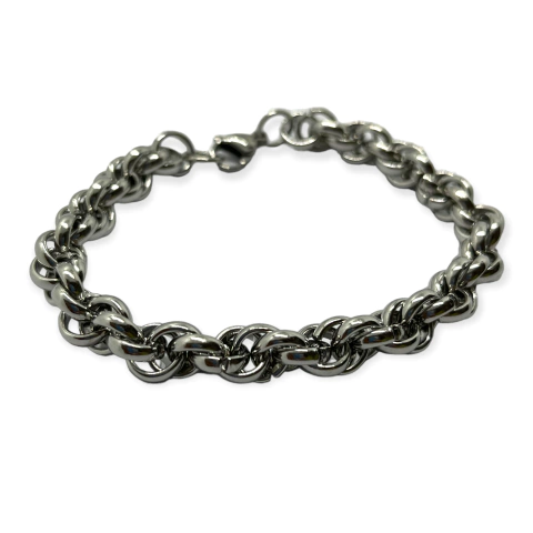 8481 Pulsera Eslabones (9 mm) Acero Quirúrgico