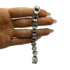 8581 Pulsera Eslabones (12 mm) Acero Quirúrgico en internet
