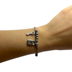 8562 Pulsera Candado y Llave Acero Quirúrgico - comprar online