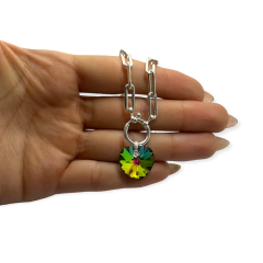 Imagen de Cadena Forcet + Dije 18 mm Premium - Variedad de medidas/Colores Plata Italiana