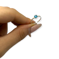 Art 16 Anillos Cintillos - Variedad de Colores Plata y Oro - Stal Joyas