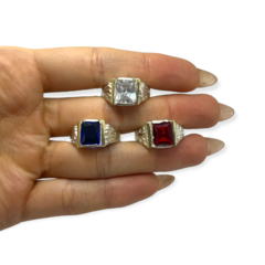 LARA 5 Anillo Masculino - Variedad de colores Plata y Oro