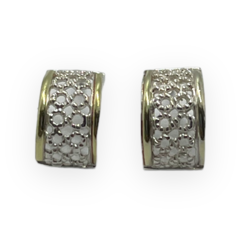 ART 14-8 Aros Pasantes Plata y Oro - comprar online
