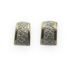 ART 14-2 Aros Pasantes Plata y Oro - comprar online