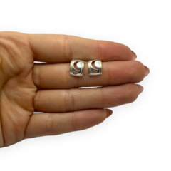 ART 14-1 Aros Pasantes Plata y Oro - comprar online