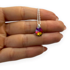 SWA-4 Dije Forma de Gota - Variedad de Colores Plata Italiana (SIN CADENA) - comprar online
