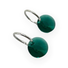 SWA-24 Aro Lenteja (13 mm) - Variedad de Colores Plata 925 en internet