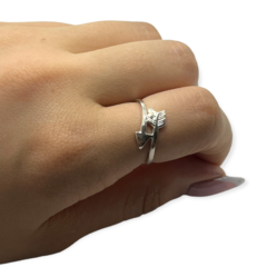 LARA 15 Anillo Flecha Plata 925 - Stal Joyas