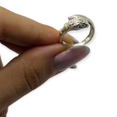 LARA 16 Anillo Serpiente Plata y Oro