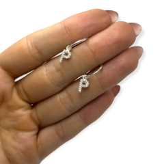 ART 67 Aros Argollas de Iniciales (X2 Unidades) Plata 925 - comprar online