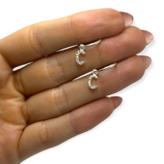 ART 67 Aros Argollas de Iniciales (X2 Unidades) Plata 925 - Stal Joyas