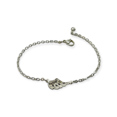 8801-3 Pulsera Ala de Angel Acero Blanco