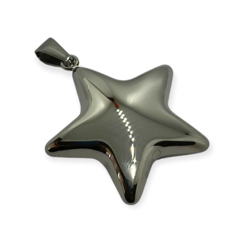 5241 Dije Estrella 35mm Inflada Acero Quirúrgico