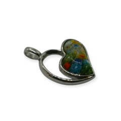 5249 Dije Corazon Murano Acero Quirúrgico - comprar online