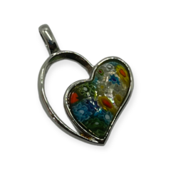 5249 Dije Corazon Murano Acero Quirúrgico en internet