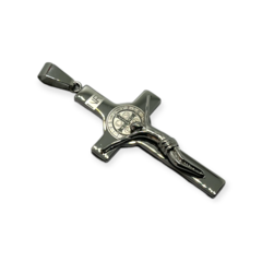 5345-G Dije Cruz (55x25 mm) Acero Quirúrgico - comprar online