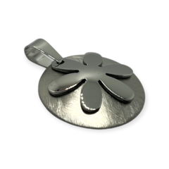 5366 Dije Flor Acero Quirúrgico - comprar online
