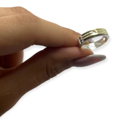 ART 69 Anillo Atlante Plata y Oro - comprar online