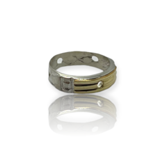 ART 69 Anillo Atlante Plata y Oro - Stal Joyas