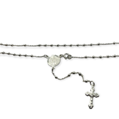 6.7 gr Rosario San Benito de 40 cm Plata 925 (4 mm) en internet