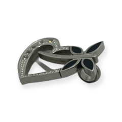 5458 Dije Corazon Cubics Acero Quirúrgico - comprar online