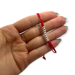 8811 Pulsera Hilo Rojo Bolitas