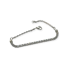 8806-1-2 Pulsera Piedras - Variedad de Colores Acero Blanco - Stal Joyas