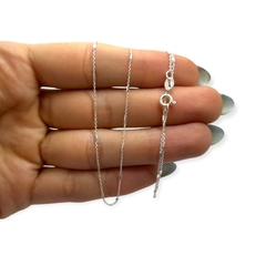 1.3 gr Cadena Finita Premium Plata Italiana (50 cm)