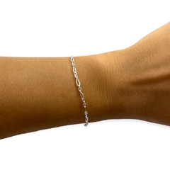 1.7 gr Pulsera Eslabones Plata Italiana