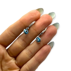 3572 Aros Argollas con Dije Ojito Acero Quirúrgico - comprar online