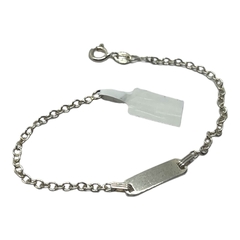 CRI 525-1-2-3-4 y CRI-518 Pulseras Identificatorias (16mm) Plata 925