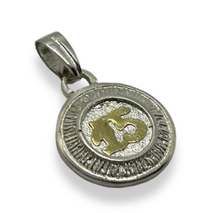 NARA 14 Dije 15 Años Plata y Oro (23 mm)