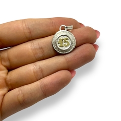 NARA 14 Dije 15 Años Plata y Oro (23 mm) - comprar online
