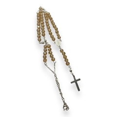 ROPI 1 AM Rosario Piedras Ambar (45cm) Plata 925 - Stal Joyas