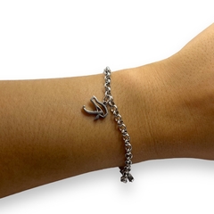 S/C Pulsera con Dijes Ojo de Horus Acero Quirúrgico