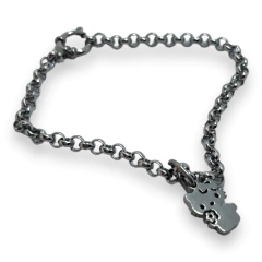 S/C Pulsera con Dije Kitty Acero Quirúrgico