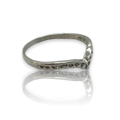 NARA 26 Anillo Forma V Plata 925