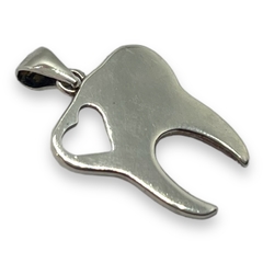 2 gr Dije Diente Plata Italiana - comprar online