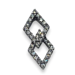 1.4 gr Dije de Diseño Plata Italiana