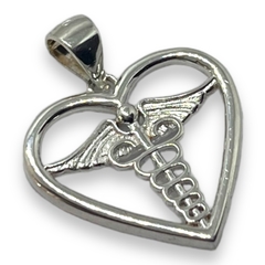 2 gr Dije Corazon Plata Italiana