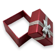 Pack 24 Estuches Para Anillos Premium Rojos 4x4 (PRECIO X 24) - tienda online