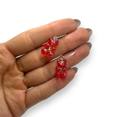 YUMMY Aros Argollas con Osos Yummy - Variedad de Colores Plata 925 en internet