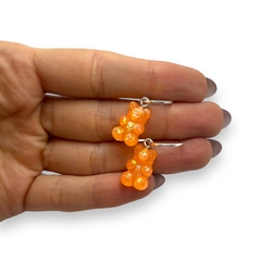 YUMMY Aros Argollas con Osos Yummy - Variedad de Colores Plata 925 - Stal Joyas